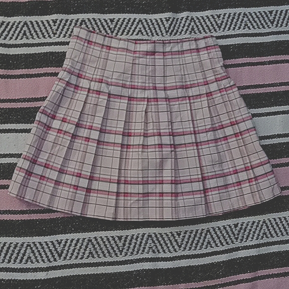 No Boundaries Dresses & Skirts - ♡ Pink ♡ Pleated ♡ Plaid ♡             ♡ High-Wasted ♡ Mini ♡ Skirt ♡